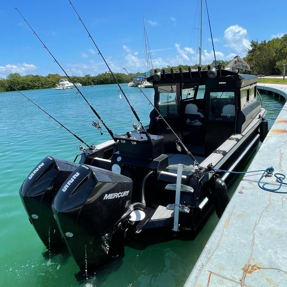 Fishing Boat Fiberglass - เรือตกปลาอลูมิเนียม 18 ฟุต พร้อมมอเตอร์และรถพ่วง สำหรับการตกปลาในทะเลลึกเชิงพาณิชย์
