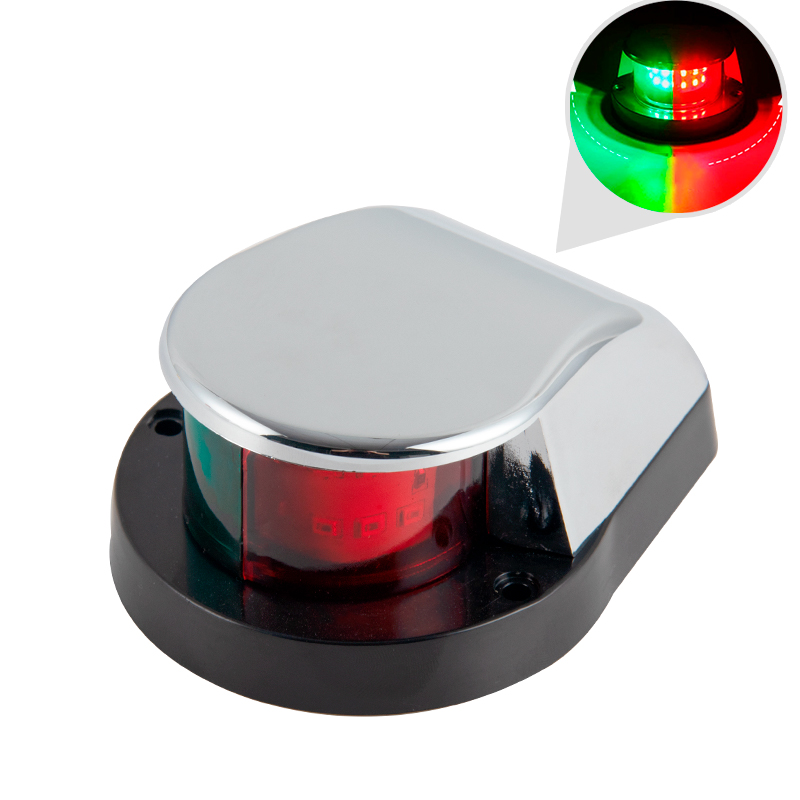 Fishing Boat Navigation Light - ไฟนำทางทางทะเล LED 12V สีแดง สีเขียว สีขาว