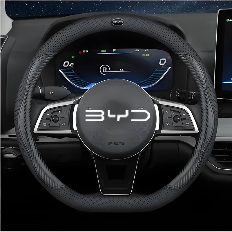 Fishing Boat Steering Wheel - ปลอกหุ้มพวงมาลัยรถยนต์หนังทรง D ขนาด 38 ซม. เหมาะสำหรับ