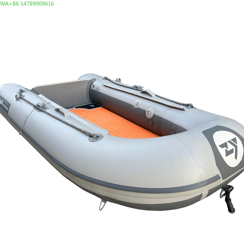 Fishing Boat Inflatable - เรือตกปลาพีวีซีแบบเป่าลมพื้นอลูมิเนียมทนทานจากจีน สำหรับ 5 คน แบบนั่งบน สำหรับใช้ในทะเลสาบ