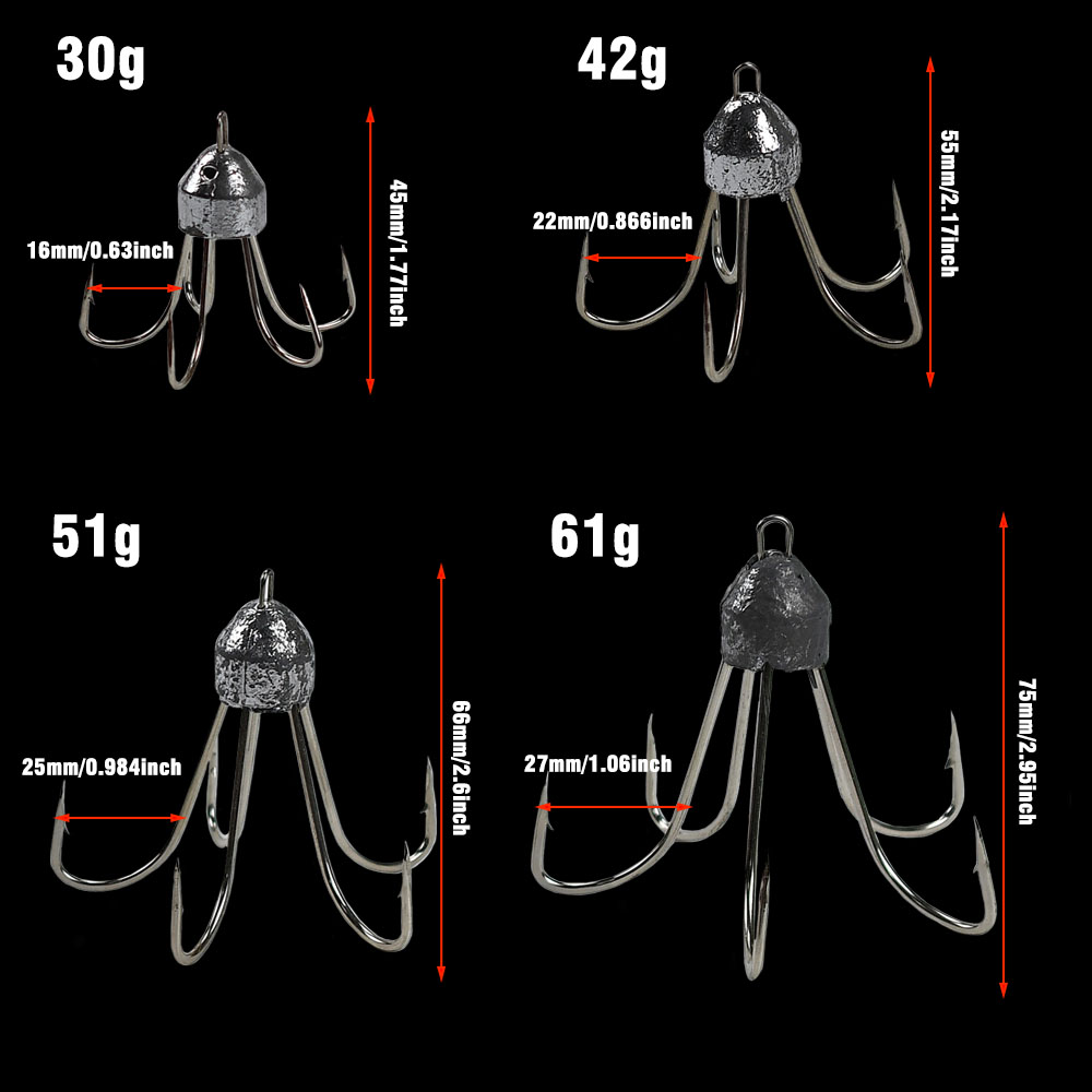 ตะขอเบ็ดตกปลา Topranc 1 ชิ้น ท - Fishing Boat Anchor บทวิจารณ์และราคา