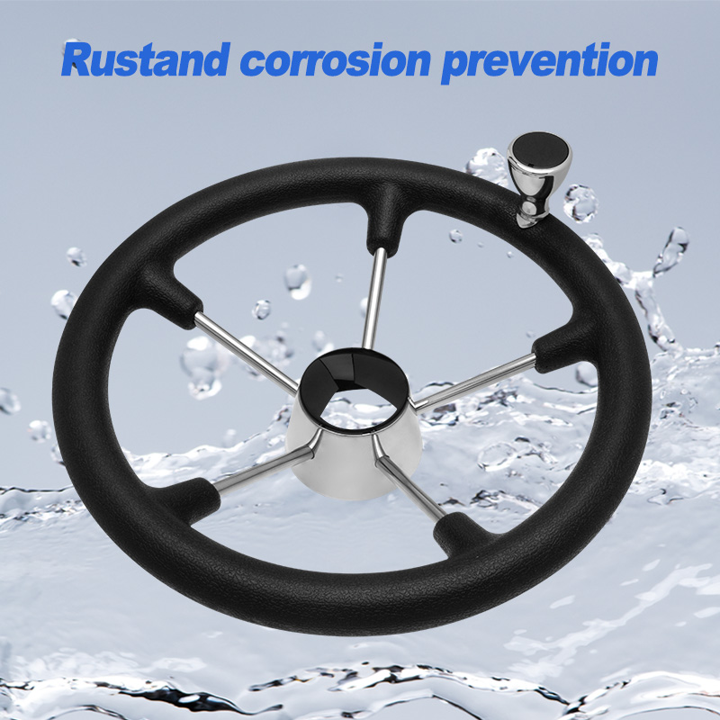 พวงมาลัยเรือสแตนเลส 5 ก้าน ขนา - Fishing Boat Steering Wheel บทวิจารณ์และราคา