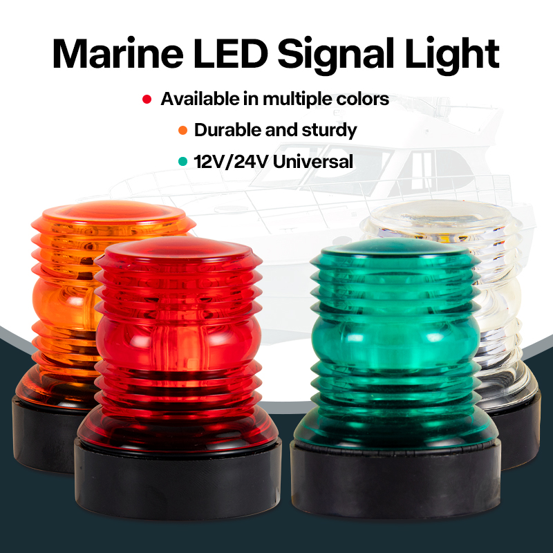 ไฟ LED สำหรับเรือ 12V กันน้ำ 3 - Fishing Boat Navigation Light บทวิจารณ์และราคา