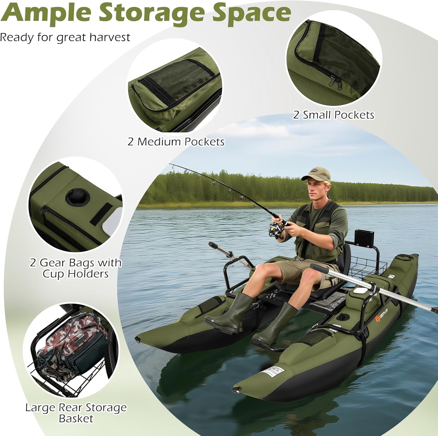 เรือยางเป่าลมสำหรับผู้ใหญ่ พร้ - Fishing Boat Seat บทวิจารณ์และราคา
