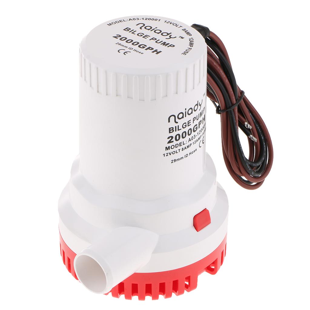 ปั๊มน้ำท้องเรือไฟฟ้า 2000GPH แ - Fishing Boat Bilge Pump บทวิจารณ์และราคา