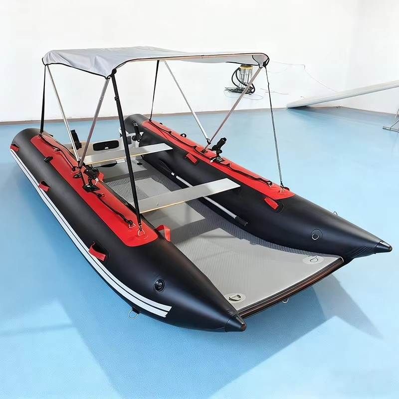เรือคาตามารันแบบเป่าลมความเร็ว - Fishing Boat Inflatable บทวิจารณ์และราคา