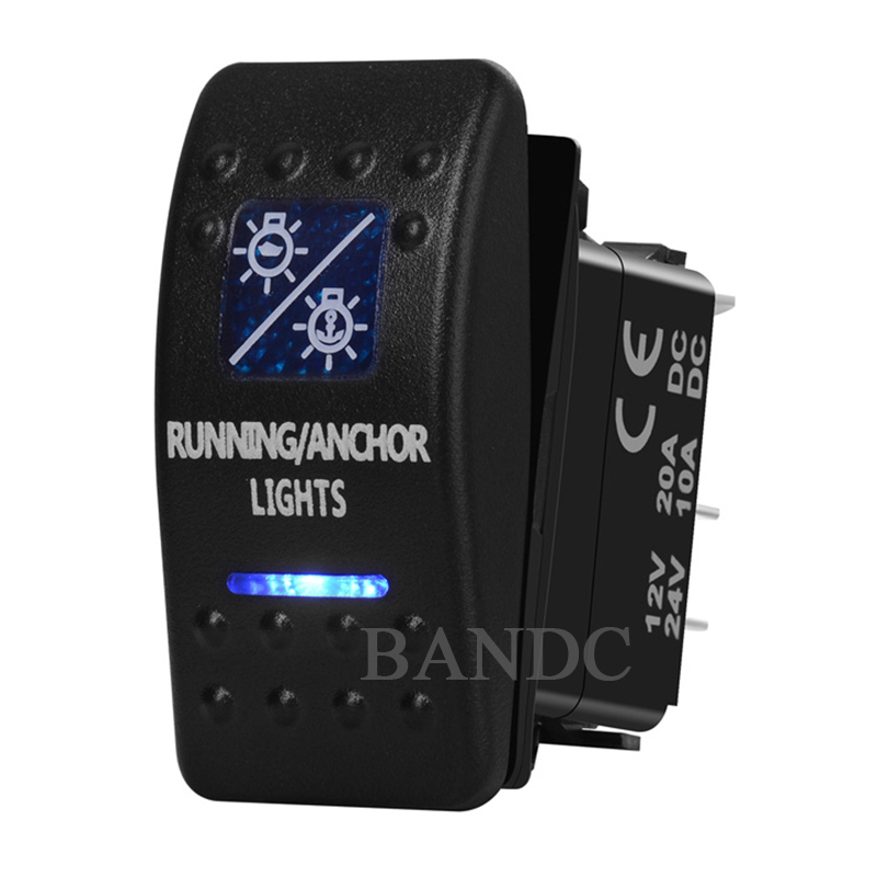 สวิตช์ไฟ LED สีน้ำเงินสำหรับวิ - Fishing Boat Navigation Light บทวิจารณ์และราคา