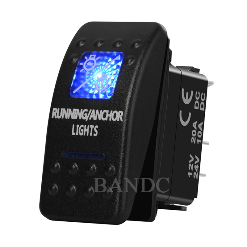 สวิตช์ไฟ LED สีน้ำเงินสำหรับวิ - Fishing Boat Navigation Light บทวิจารณ์และราคา