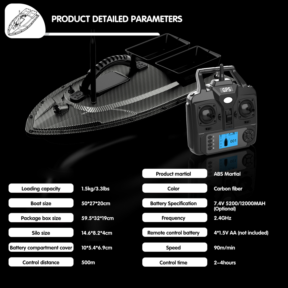 เรือ V070 12000มิลลิแอมป์/5200 - Fishing Boat Gps บทวิจารณ์และราคา