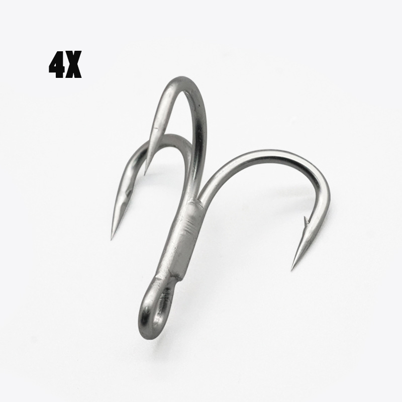 ตะขอตกปลา100ชิ้น4X ตะขอสามแฉกแ - Fishing Boat Anchor บทวิจารณ์และราคา