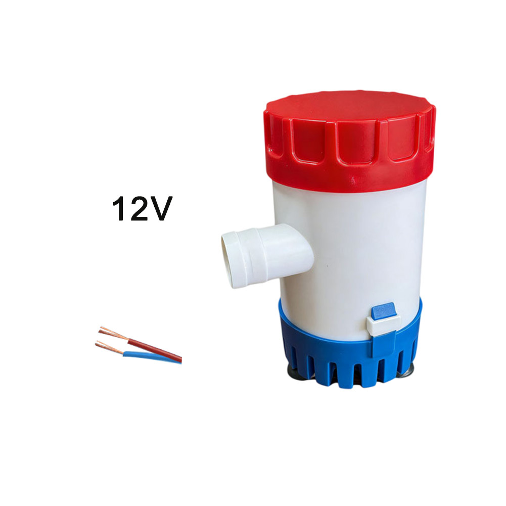 ปั๊มน้ำท้องเรือ 12V 24V 1100GP - Fishing Boat Bilge Pump บทวิจารณ์และราคา