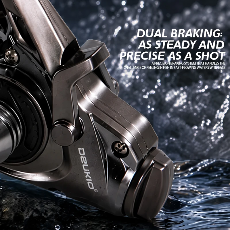 รอกตกปลา DEUKIO Mini Double Br - Fishing Boat Steering Wheel บทวิจารณ์และราคา